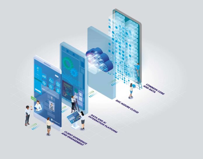 Insurance Layered Architecture Graphic_Single pane of glass